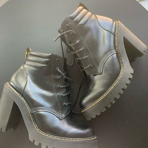 Heeled Dr Martens